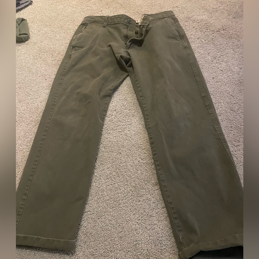Green Docker smart flex slim fit pants 32x32